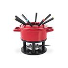 Panela De Fondue Em Cerâmica Com 13 Peças Vermelho - Brinox