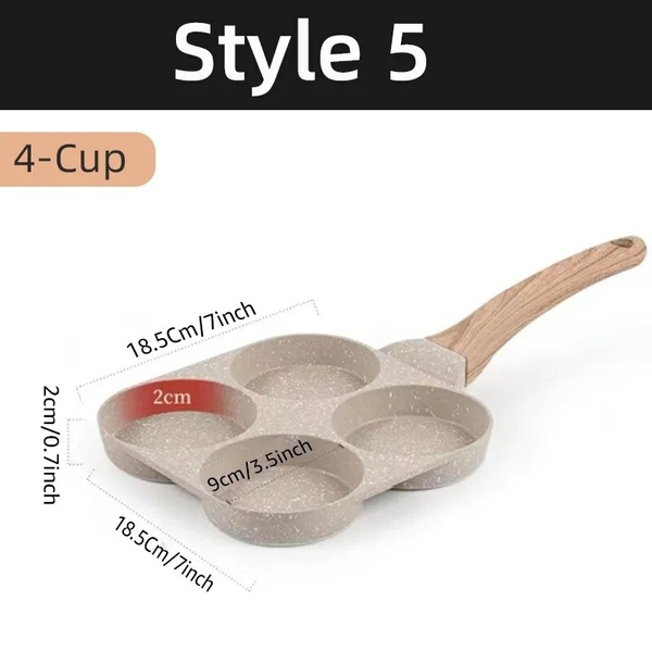 Panela De Frigideira Myvit Preta Espessa Omelete Antiaderente