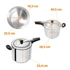 Panela De Pressão 10l Polida Abc