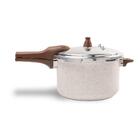 Panela De Pressão 24 Cm 6 8 L Revestimento Cerâmico Fundo De