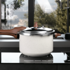 Panela De Pressão 24 Cm 6 8 L Revestimento Cerâmico Fundo De