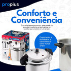 Panela De Pressão 24 Litros Alumínio Com Alça Anti Térmica Ca