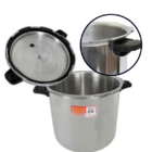 Panela De Pressão 24 Litros Suprimento Cozinha Grande Capacid