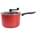 Panela De Pressão 3,0l Press Vermelha + Pipoqueira Cereja 22c