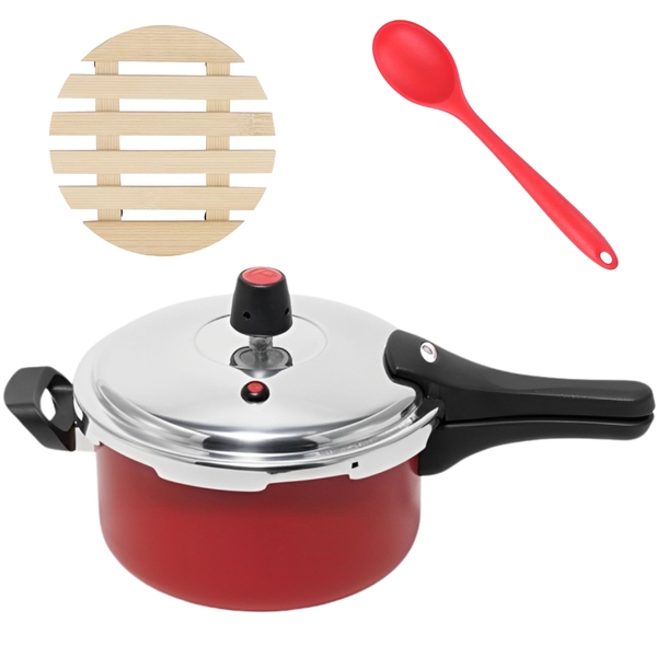 Panela De Pressão 3 Litros Antiaderente Fechamento Externo +