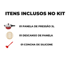 Panela De Pressão 3 Litros Antiaderente Fechamento Externo +