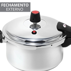 Panela De Pressão 3 Litros Antiaderente Fechamento Externo +