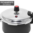 Panela De Pressão 3 Litros Antiaderente Fechamento Externo +