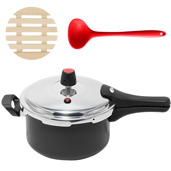 Panela De Pressão 3 Litros Antiaderente Fechamento Externo +