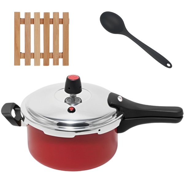 Panela De Pressão 3 Litros Antiaderente Fechamento Externo +