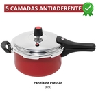 Panela De Pressão 3 Litros Antiaderente Fechamento Externo +