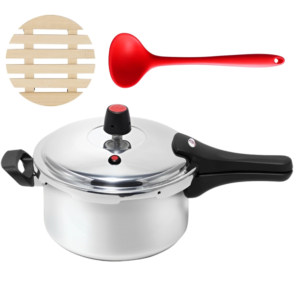 Panela De Pressão 3 Litros Antiaderente Fechamento Externo +