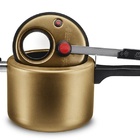 Panela De Pressão 4,5 L C/ Visor Vidro Gold Mta Cód 8501