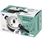 Panela De Pressão 4,5 Litros Antiaderente Fechamento Externo