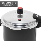 Panela De Pressão 4,5 Litros Antiaderente Fechamento Externo