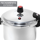Panela De Pressão 4,5 Litros Antiaderente Fechamento Externo