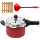 Panela De Pressão 4,5 Litros Antiaderente Fechamento Externo