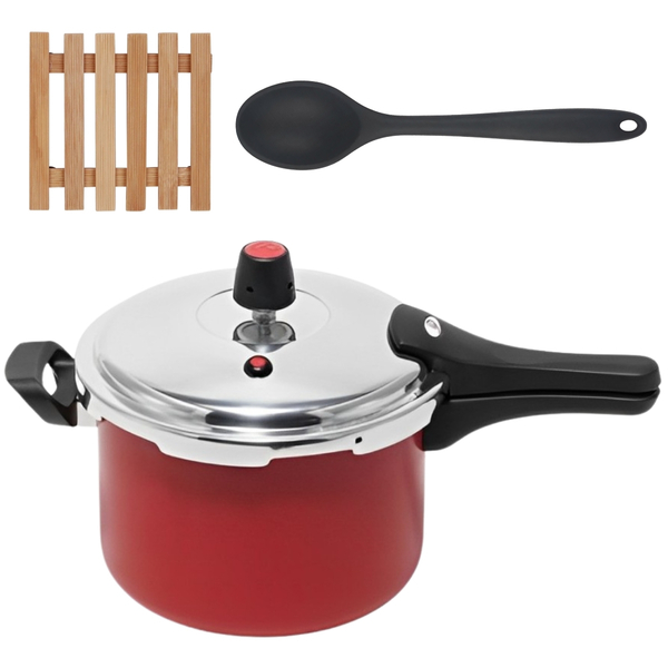 Panela De Pressão 4,5 Litros Antiaderente Fechamento Externo