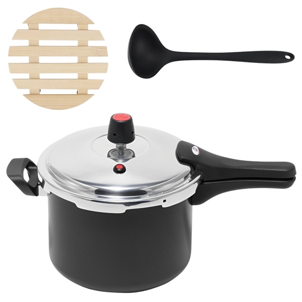 Panela De Pressão 4,5 Litros Antiaderente Fechamento Externo