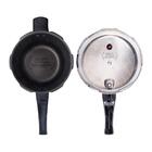 Panela De Pressão 4,5l Alumínio Antiaderente Grafite + 3 Uten