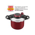 Panela De Pressão 4,5l Clispo Vermelha - Rochedo