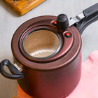 Panela De Pressão 4,5l Com Visor Superior Alumínio Antiaderen