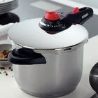 Panela De Pressão 6l Tramontina Aço Inox Fundo Triplo Solar