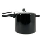 Panela De Pressão 7 Litros Alumínio - Preto