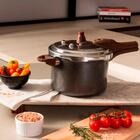 Panela De Pressão Antiaderente De Indução Brinox 4,2l Ceramic