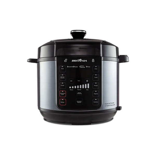 Panela De Pressão Digital Elétrica Britânia Easycook Bpp10pi