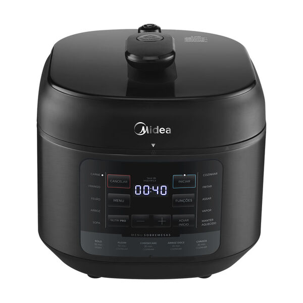Panela De Pressão Elétrica 5l Nutripro Preta Midea Ppd5p2 - 2