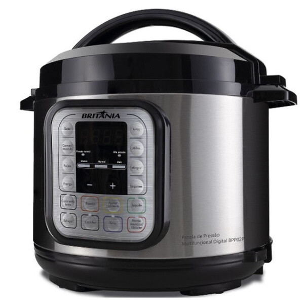 Panela De Pressão Elétrica Britânia 10 Xícaras Bpp02pi