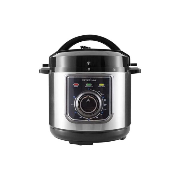 Panela De Pressão Elétrica Britânia Bpp01pi 3l Preta 127v