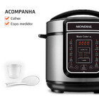 Panela De Pressão Elétrica Digital 5l Mondial 900w Pe-38