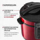Panela De Pressão Elétrica Digital 6l  Mondial  Vermelho E In