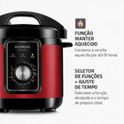 Panela De Pressão Elétrica Mondial Pratic Cook 3l Red Premium