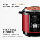 Panela De Pressão Elétrica Mondial Pratic Cook 3l Red Premium