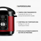 Panela De Pressão Elétrica Mondial Pratic Cook 3l Red Premium