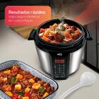 Panela De Pressão Elétrica Multifuncional Digital Hq 6l Inox