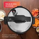 Panela De Pressão Elétrica Multifuncional Hq 5 Litros Inox Hq