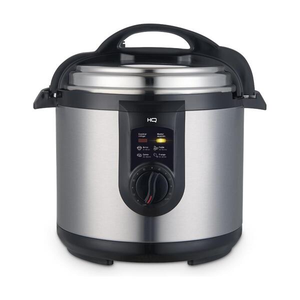 Panela De Pressão Elétrica Multifuncional Hq 5 Litros Inox Hq