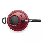 Panela De Pressão Fec Interno 4 5 Lt Visor Grande Cereja Mta