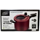 Panela De Pressão Fec Interno 4 5 Lt Visor Grande Cereja Mta