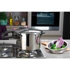 Panela De Pressão Fechamento Externo Rochedo Inox 6 Litros