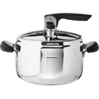 Panela De Pressao Inox 5l Preta Barazzoni