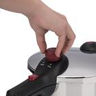 Panela De Pressão Inox 6 L - Supra Ø 22 X 25 Cm 6 L - Brinox