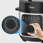 Panela De Pressão Mecânica Preta E Inox 4l Midea Ppm41 -127v