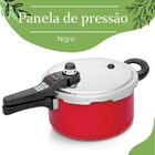 Panela De Pressão Nigro Eterna Colors 4,5 Litros - Vermelha
