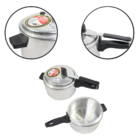 Panela De Pressão Roque 2,5 Litros Aço Inox Moderna Compacta
