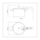 Panela De Pressão Tramontina Brava Inox Fundo Triplo 6 L